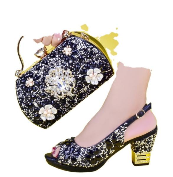 Supoo Popular Italian Ladies Shoes and Matching Bags for Wedding in Fashionable