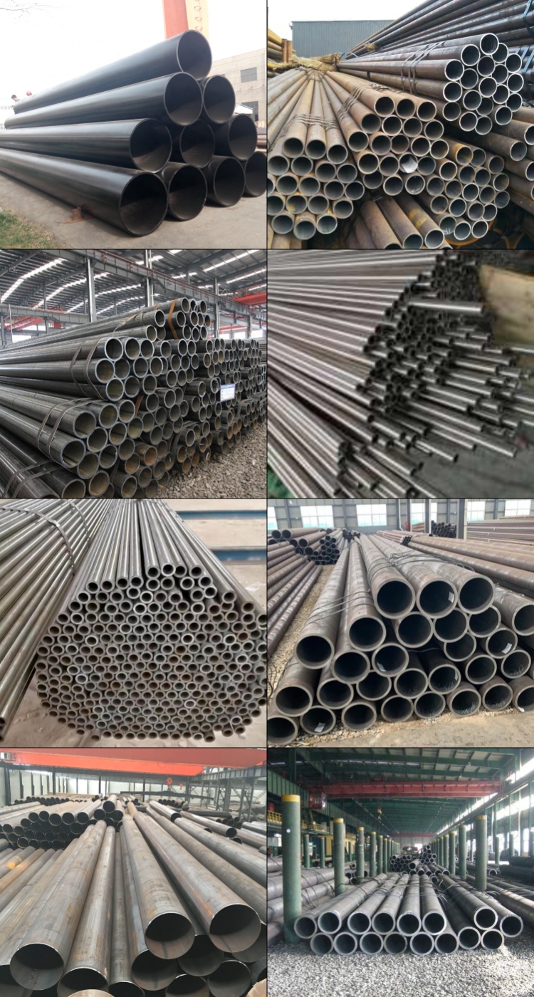 Cutting Processing Service Q195 Q215 Q235 SS400 S235 en8 Carbon Steel Seamless Pipe with ASTM Standard
