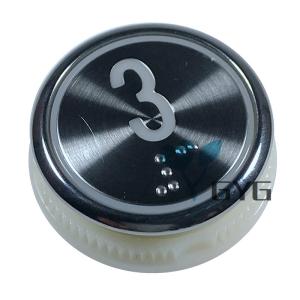 Wholesale STAINLESS STEEL VANDAL RESISTANT ELEVATOR BUTTONS WITH BRAILLE 36.8mm from china suppliers