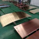 Alloy Copper Cathode 99.99% Red Gold Color Sheet for Air Condition or Refrigerat