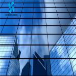 Window Tinted Coated Float Glass Light Gray Tawny Black Reflective Float Glass