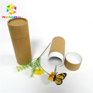 Wholesale Brown Composite Push Up Paper Tube Packaging Offset Printing For Garden Tools from china suppliers