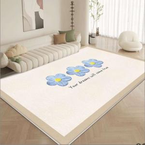 Wholesale Creamy Imitation Cashmere Rectangle Living Room Floor Carpets 200*300cm from china suppliers