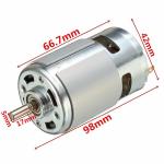 150w 12v DC Brush Motor Electric ODM For Cnc Milling Machine