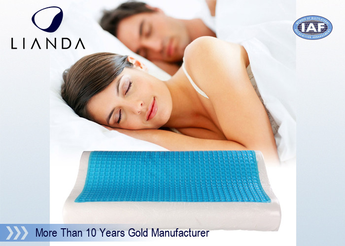 Visco rectangle Cooling Gel Pillow , wave summer cooling gel memory pillow