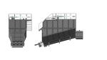 Carbon Steel 3*7.5kw 45m3 Raw Material Hopper