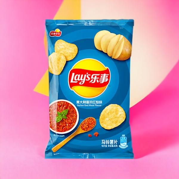 Lay's Italian Stew Flavor Chips - 135 g Packs, 14 - MEGA PACKS Wholesale Case-