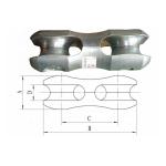 30KN 8 Word Cable Anti Twist Joints Wire Rope Connector Alloy Steel Material