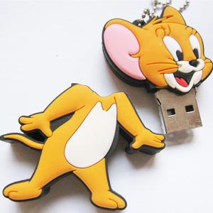 Wholesale Film Characters Cartoon USB Flash Drives, Tom and Jerry Soft PVC USB Memory Stick from china suppliers