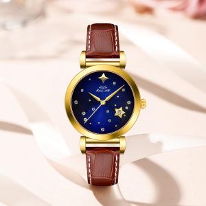 Wholesale 2022 Elegant Stainless Steel Quartz Watch Small Round Gold Watch Design For Lady from china suppliers