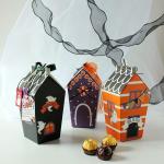 Halloween Candy Customized Gift Box Packaging White Card Paper Gift Box