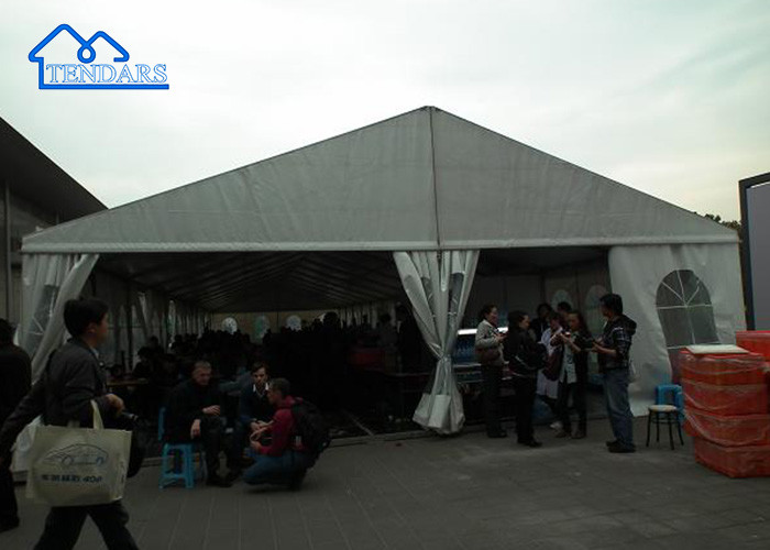 Customized Popular Weather Resistant Large Wedding Tent Aluminum Alloy PE PVC Warehouse Tent For Sale
