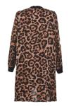 Knitting Fabric Fashion Ladies Blouse Oversized With Button Eco Friendly