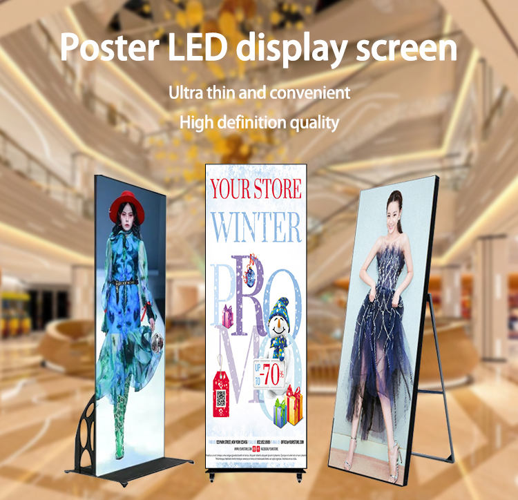 Vertical LED Display Poster P2.5 for Video Picture Graphic Text Message Display