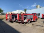 2CBM 4X2 116HP Fire Fighting Truck Agricultural Fire Engine Truck For Landscapin