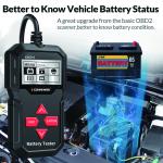 Backlit Screen CCA 2.4" Auto Battery Analyzer KONNWEI KW210