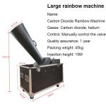 Large Confetti Machine for Weddings Manual Control Smoke Sprayer Equipment Paper