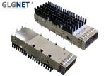 EMI Protection QSFP28 Cage Single Port One Piece Form Metal Cage