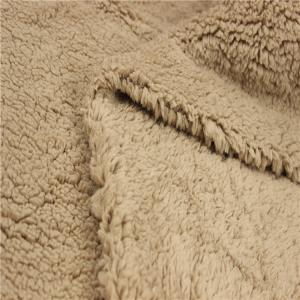 Wholesale sherpa fleece jacket sherpa pullover fleece knit polyester fleece fabric from china suppliers