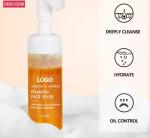 Private Label Custom Organic Face Wash Soothing Brightening Skin Natural Vegan