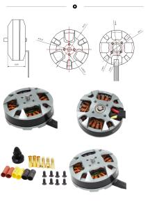 Wholesale small helicopter high power electric brushless motor 5006 350kv multicopter outrunner dc motor for multirotor quad hexa from china suppliers