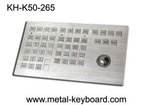 Wholesale Customized Panel Mount Keyboards in Metal , Marine Keyboard with Track ball Metal from china suppliers