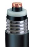 2000mm2 Wrinkled Al Wrapper Waterproof Layer PVC Sheathed Power Cable