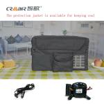 12 Volt 45W Mini Car Refrigerator , Camping Electric Cool Box 570*360*335mm