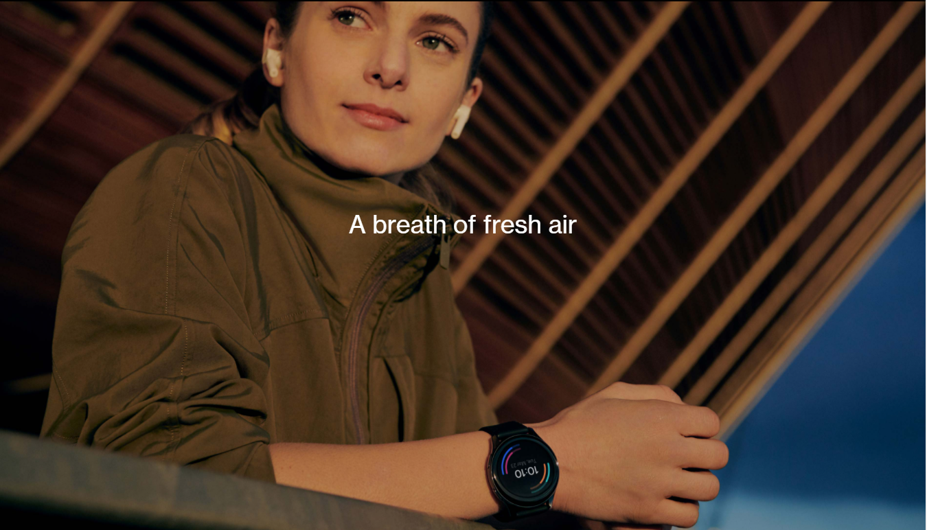 Global Version OnePlus Watch W301GB Moonlight 1.39 Inch Heart Rate Tracker IP68 Waterproof 4GB Smart Watch