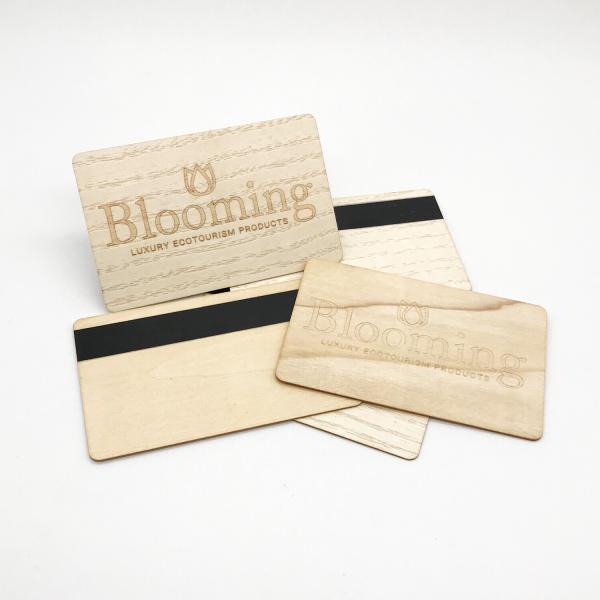 Free Design Wood Rfid Gift Printing Promotional Magnetic Stripe Card Smart Card