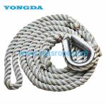 Durable 20mm 3 Strand Twisted Enduring Nylon Ropes For Mooring/Rescue/Towing
