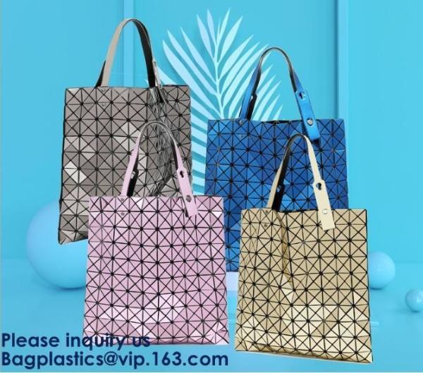 PVC Shopping Handbags Bag Tote Shopper Handles Transparent Clear Large Capacity