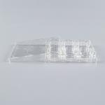 Disposable Transparent Polystyrene 6 Well Bacterial Cell Culture Plate Flat
