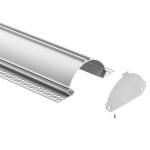 Semicircle LED Drywall Aluminium Profiles Gypsum 133*51mm ROHS Certified