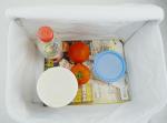 600D Polyester 24 Can Insulated Picnic Bag , Promotional Lunch Bag White Color