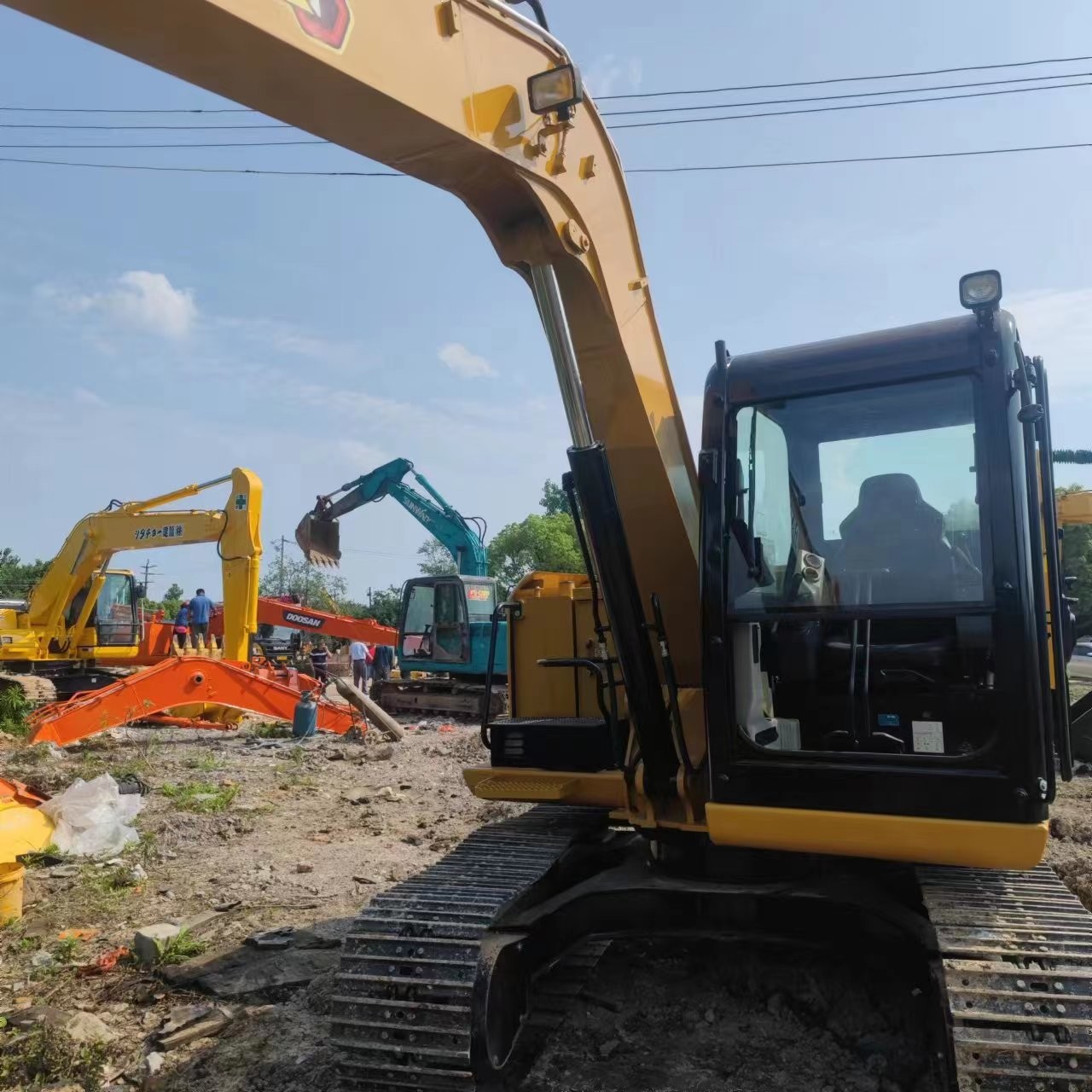 Used Excavator Original Caterpillar 307E Secondhand 7ton Crawler Digger