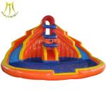 Hansel house lowest price trampoline park inflatable water slide for shopping