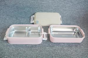 Wholesale Two Compartment Plastic Bento Boxes With Locked Handle 2layer from china suppliers