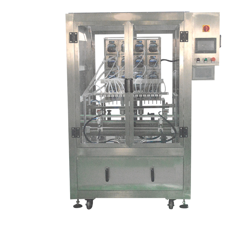 Automatic Grade Automatic Peristaltic Pump 16 Nozzles Filling Machine for Small Bottle