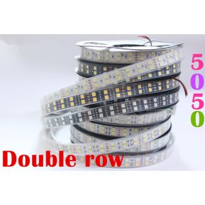 China 5m / Reel Double Row 24 Volt Rgb Led Strip Warm White Led Flexible Tape Light on sale