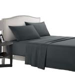 100% Polyester Brushed Pongee Microfiber Bed Sheet Set for Hotel All-Season