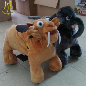 Wholesale Hansel walking dog battery operated ride horse animal electric plush ride in mall from china suppliers