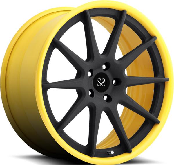 18 19 20 21 22 Inch 5x112 Slk Class Wheels 2 Pc Forged Aluminum Alloy A6061 T6
