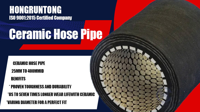 ATEX Explosion Proof Ceramic Hose Lightweight Flexible Acid Resistant