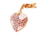 Silkscreen Key Chain Ornaments , OEM 5cm Perfume Bottle Keyring