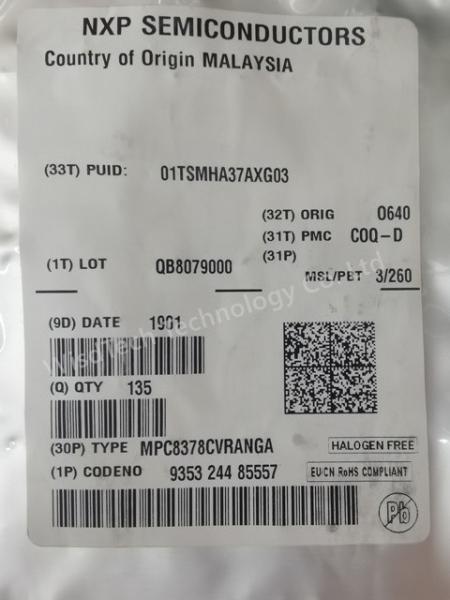 Quality MPC8378CVRANGA Microprocessors MPU 8378 PBGA XT PbFr No ENC for sale
