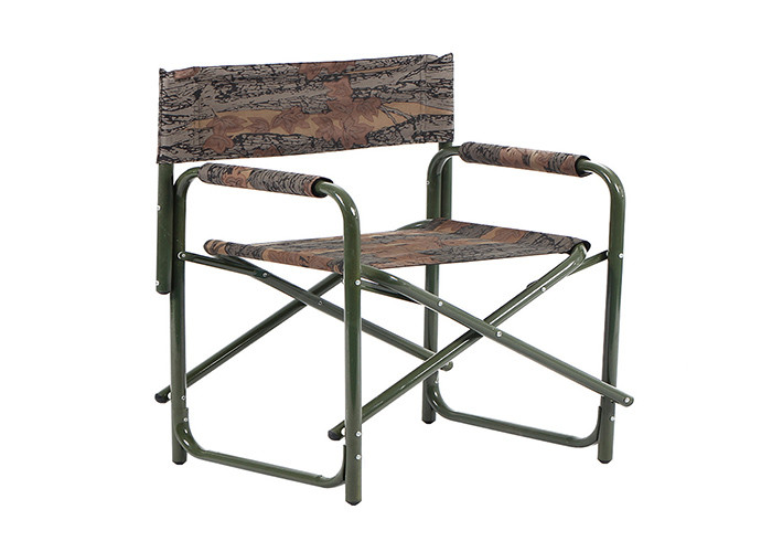 Ergonomically oxford fabric Lightweight Folding Garden Chairs Moisture Resistant