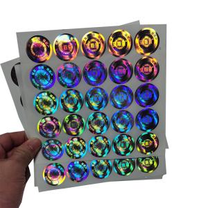 Wholesale Laser Paper Holographic Tamper Evident Labels Waterproof Hologram Seal Sticker from china suppliers