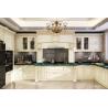 Buy cheap Opulent and Refined Custom Stainless Steel Kitchen Cabinetry with Deep Green from wholesalers