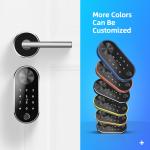 Electronic Door Locks Aluminum Alloy Biometric Bluetooth Door Lock